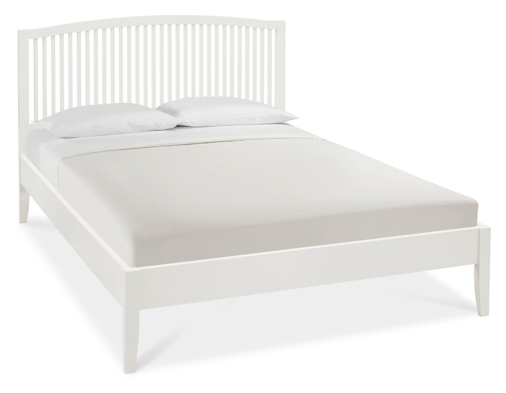 Product photograph of Bentley Designs Ashby White Slatted Bedstead Comes In 3ft Single 4ft Small Double 4ft 6in Double And 5ft King from Choice Furniture Superstore.