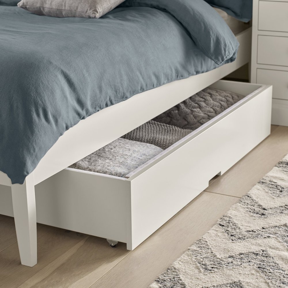 Product photograph of Bentley Designs Ashby White Underbed Drawer from Choice Furniture Superstore.