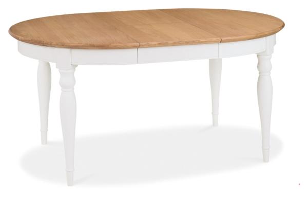 Product photograph of Bentley Designs Hampstead Two Tone 6 Seater Extending Dining Table from Choice Furniture Superstore.