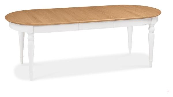 Product photograph of Bentley Designs Hampstead Two Tone 8 Seater Extending Dining Table from Choice Furniture Superstore.