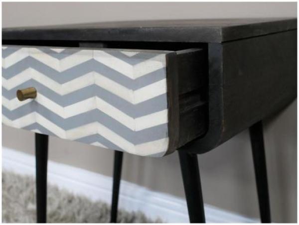 Product photograph of Dutch Mango Wood And Iron 1 Drawer Bedside Cabinet from Choice Furniture Superstore.