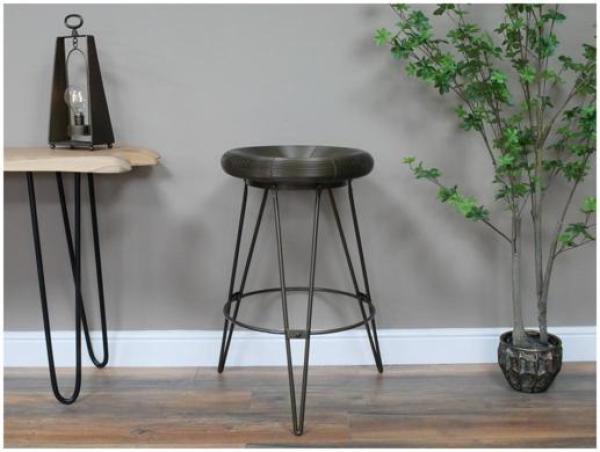 Product photograph of Dutch Metal Bar Stool from Choice Furniture Superstore.