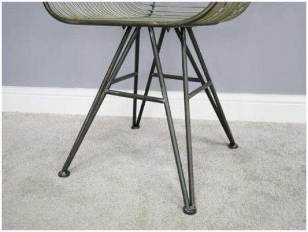 Product photograph of Dutch Metal Dining Armchair Sold In Pairs from Choice Furniture Superstore.