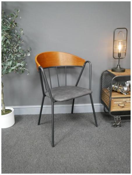 Product photograph of Dutch Retro Dining Chair Sold In Pairs from Choice Furniture Superstore.