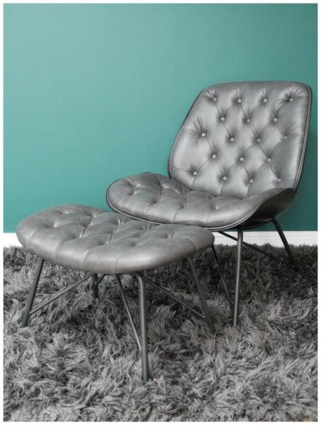 Product photograph of Dutch Lazy Chair With Foot Stool from Choice Furniture Superstore.