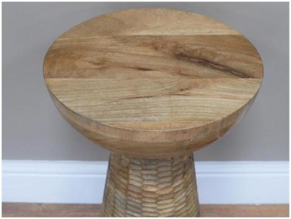 Product photograph of Dutch Wooden Round Side Table - 8959 from Choice Furniture Superstore.