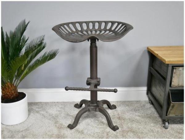 Product photograph of Dutch Tractor Seat Stool from Choice Furniture Superstore.