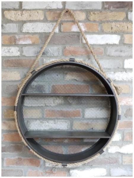 Product photograph of Dutch Round Hanging Shelf from Choice Furniture Superstore.