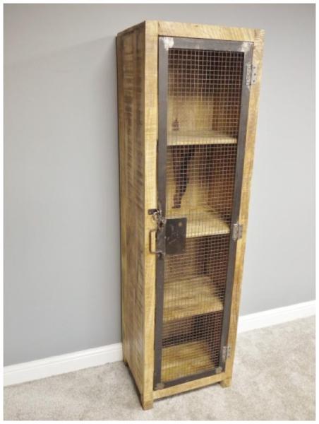 Product photograph of Dutch Industrial Tall Cabinet - 5126 from Choice Furniture Superstore.