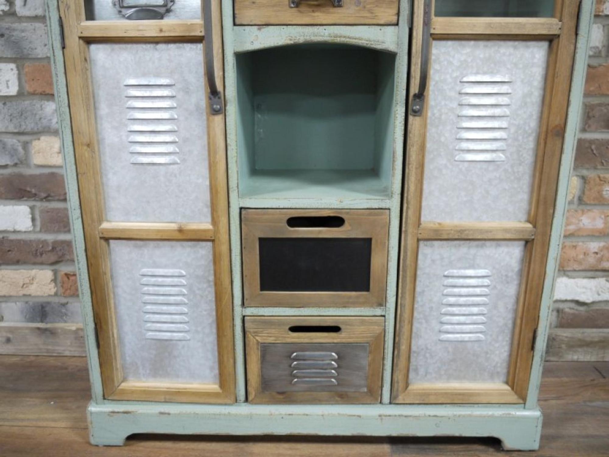 Product photograph of Dutch Industrial Tall Cabinet - 5126 from Choice Furniture Superstore.