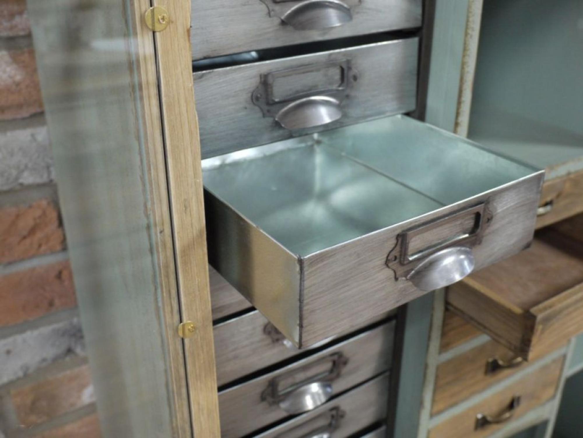 Product photograph of Dutch Industrial Tall Cabinet - 5126 from Choice Furniture Superstore.