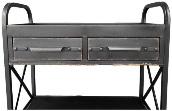 Product photograph of Dutch Industrial Metal 2 Drawer Shelves from Choice Furniture Superstore.