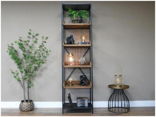 Product photograph of Dutch Industrial Reclaimed Wood Shelves from Choice Furniture Superstore.