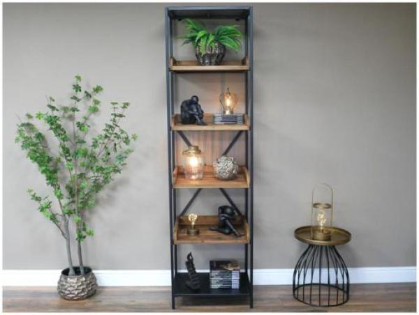 Product photograph of Dutch Industrial Reclaimed Wood Shelves from Choice Furniture Superstore.