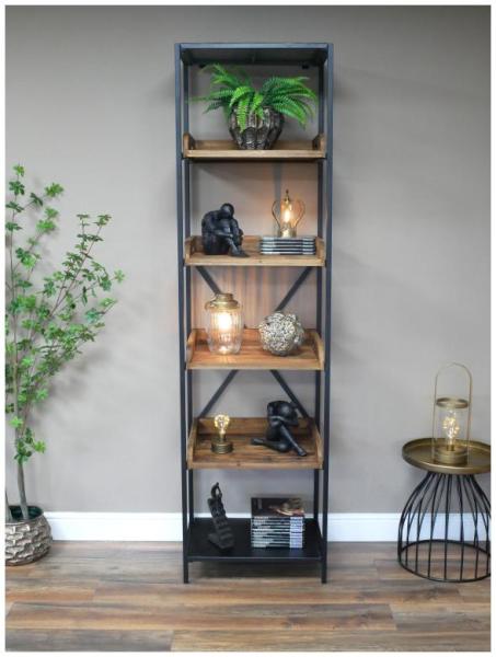 Product photograph of Dutch Industrial Reclaimed Wood Shelves from Choice Furniture Superstore.