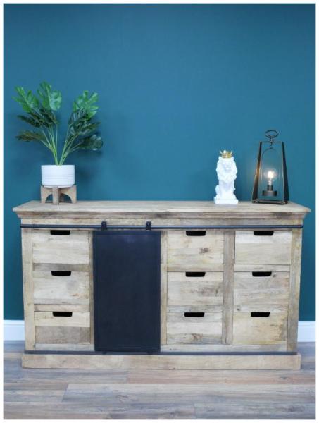 Product photograph of Dutch Industrial Wide Large Sideboard from Choice Furniture Superstore.