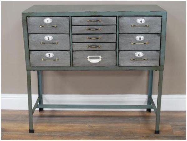 Product photograph of Dutch Industrial Storage Cabinet from Choice Furniture Superstore.