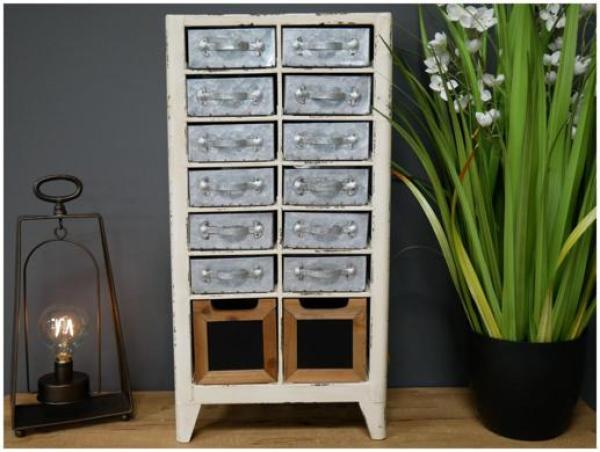 Product photograph of Dutch Industrial Metal Storage Unit - 6573 from Choice Furniture Superstore.