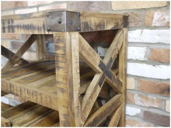 Product photograph of Dutch Industrial Wine Trolley from Choice Furniture Superstore.