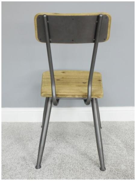 Product photograph of Dutch Retro Industrial Chair Sold In Pairs from Choice Furniture Superstore.