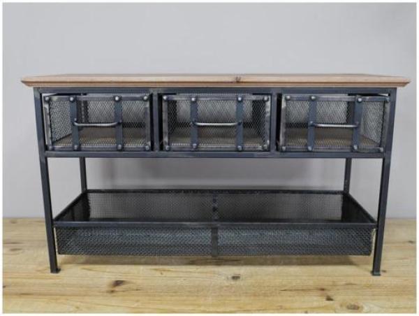 Product photograph of Dutch Industrial Small Storage Unit Set Of 2 from Choice Furniture Superstore.