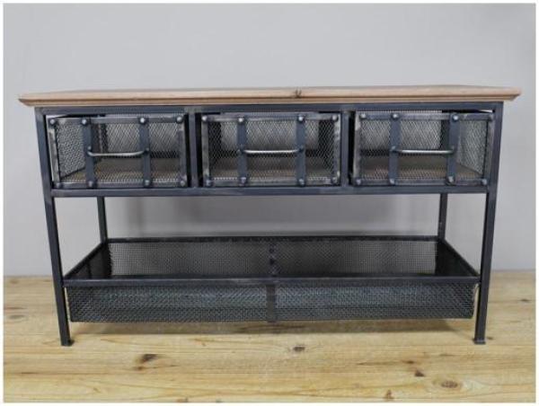 Product photograph of Dutch Industrial Small Storage Unit Set Of 2 from Choice Furniture Superstore.