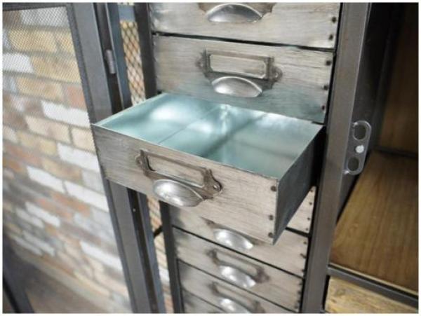 Product photograph of Dutch Industrial Large Cabinet from Choice Furniture Superstore.