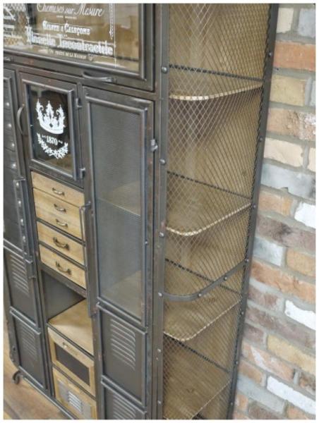 Product photograph of Dutch Industrial Large Cabinet from Choice Furniture Superstore.
