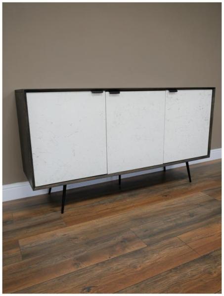 Product photograph of Dutch Venice 3 Door Mango Wood Sideboard from Choice Furniture Superstore.