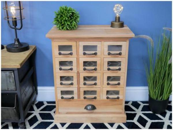 Product photograph of Dutch Mahogany Wood Drawer Cabinet from Choice Furniture Superstore.