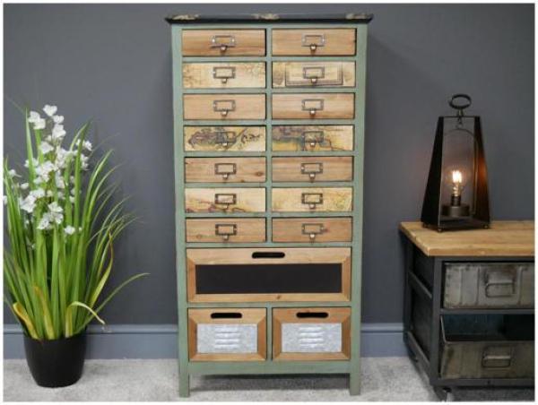 Product photograph of Dutch Fir Wood Large Storage Cabinet from Choice Furniture Superstore.