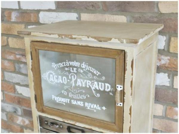Product photograph of Dutch White Distressed Multi Drawer Storage Cabinet from Choice Furniture Superstore.
