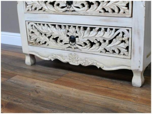 Product photograph of Dutch Carved 5 Drawer Chest from Choice Furniture Superstore.