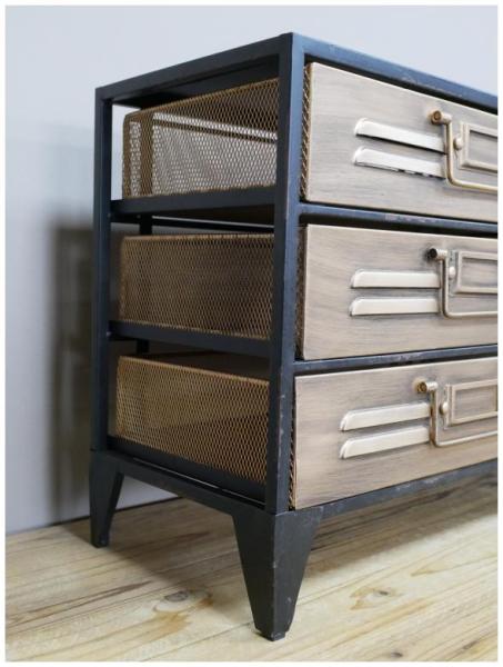 Product photograph of Dutch 6 Drawer Storage Unit from Choice Furniture Superstore.