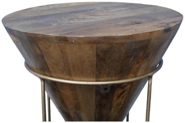 Product photograph of Dutch Mango Wood Side Table - 7741 from Choice Furniture Superstore.