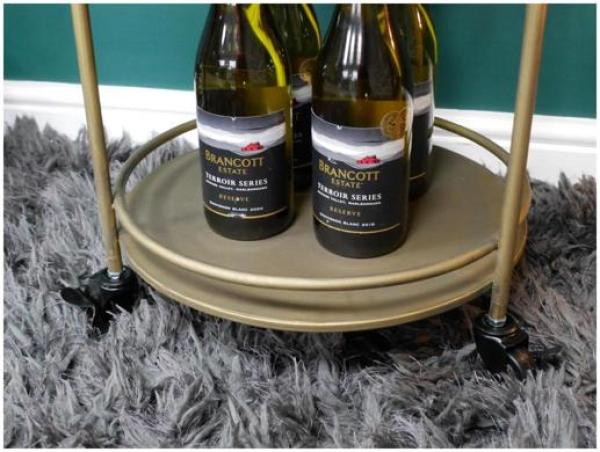 Product photograph of Dutch Metal And Wood Drink Trolley from Choice Furniture Superstore.