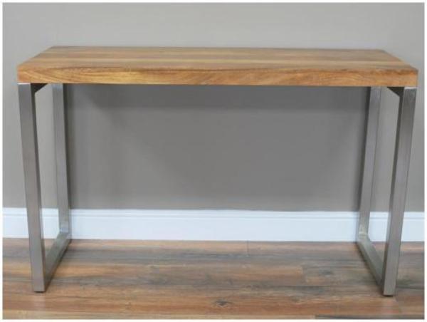 Product photograph of Dutch Wooden Console Table - Comes In Light Brown And Dark Brown Option from Choice Furniture Superstore.