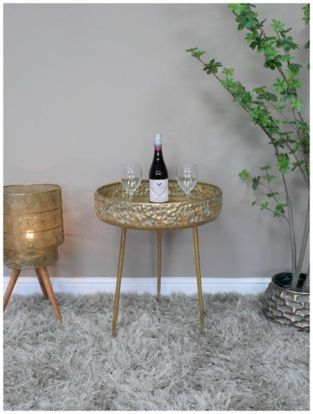 Product photograph of Dutch Tray Round Side Table - 9106 from Choice Furniture Superstore.