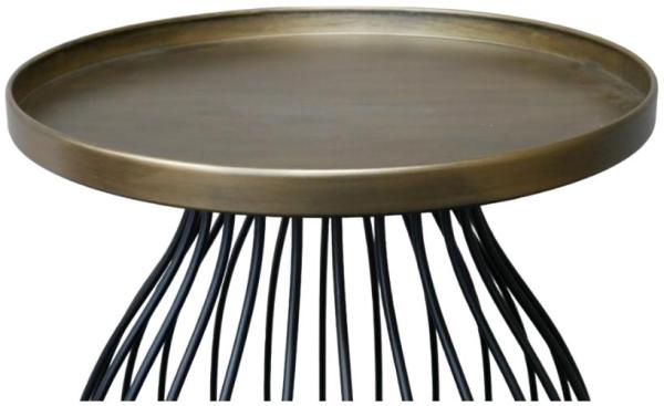 Product photograph of Dutch Metal Tray Round Side Table - 9274 from Choice Furniture Superstore.