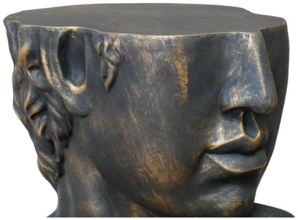 Product photograph of Dutch Head Side Table from Choice Furniture Superstore.