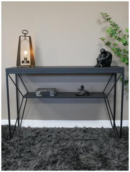 Product photograph of Dutch Black Side Table from Choice Furniture Superstore.