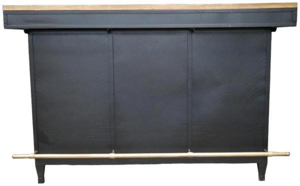 Product photograph of Dutch Mango Wood 1 Door 1 Drawer Bar Cabinet from Choice Furniture Superstore.