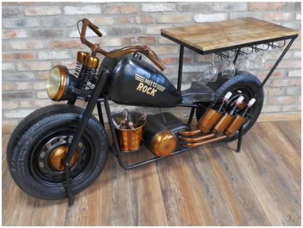 Product photograph of Dutch Motorbike Bar from Choice Furniture Superstore.