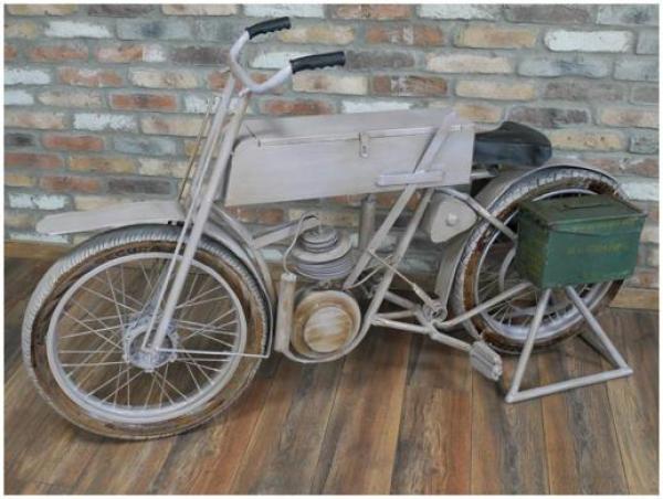 Product photograph of Dutch Metal Motorbike Bar Decoration from Choice Furniture Superstore.