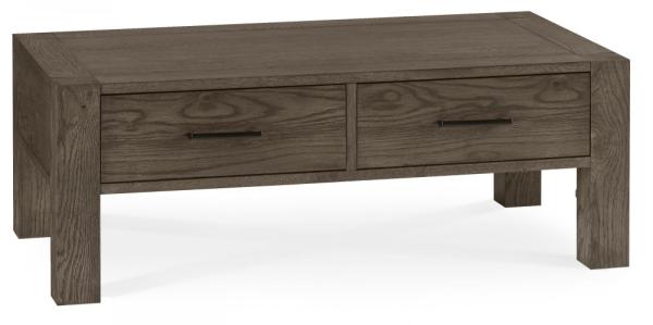 Product photograph of Bentley Designs Turin Dark Oak Coffee Table With Drawer from Choice Furniture Superstore.
