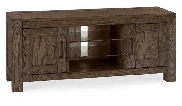 Product photograph of Bentley Designs Turin Dark Oak Entertainment Unit Upto 50 Inch from Choice Furniture Superstore.