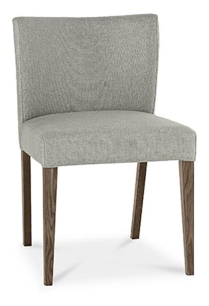 Product photograph of 2 X Bentley Designs Turin Pebble Grey Fabric Low Back Dining Chair from Choice Furniture Superstore.