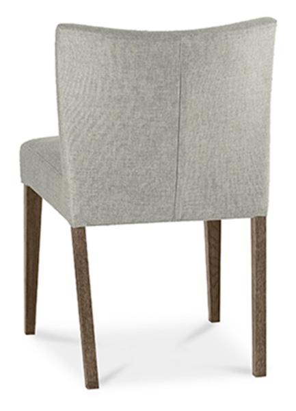 Product photograph of 2 X Bentley Designs Turin Pebble Grey Fabric Low Back Dining Chair from Choice Furniture Superstore.