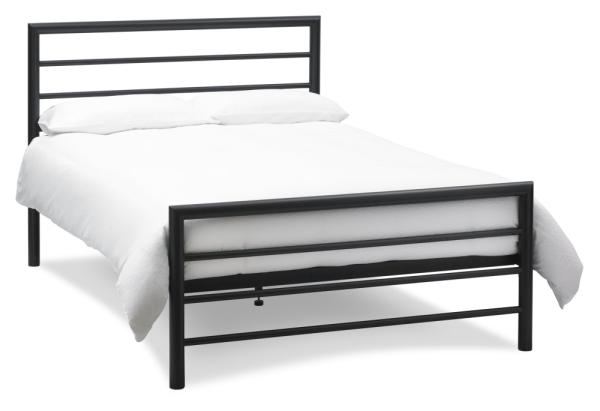 Product photograph of Bentley Designs Urban Matt Black 3ft Single Bedstead from Choice Furniture Superstore.