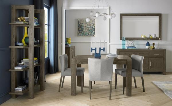 Product photograph of Bentley Designs Turin Dark Oak Small End 6 Seater Extending Dining Table from Choice Furniture Superstore.